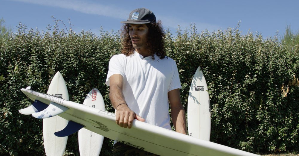 What does Adrien ride? - Deflow Surf