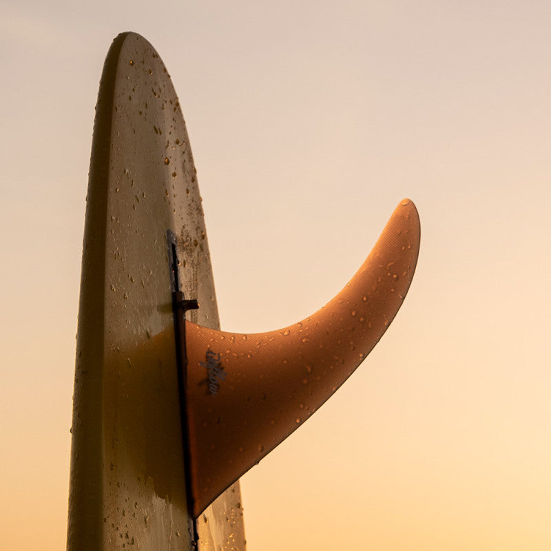 Deflow Cream longboard fin  - grey
