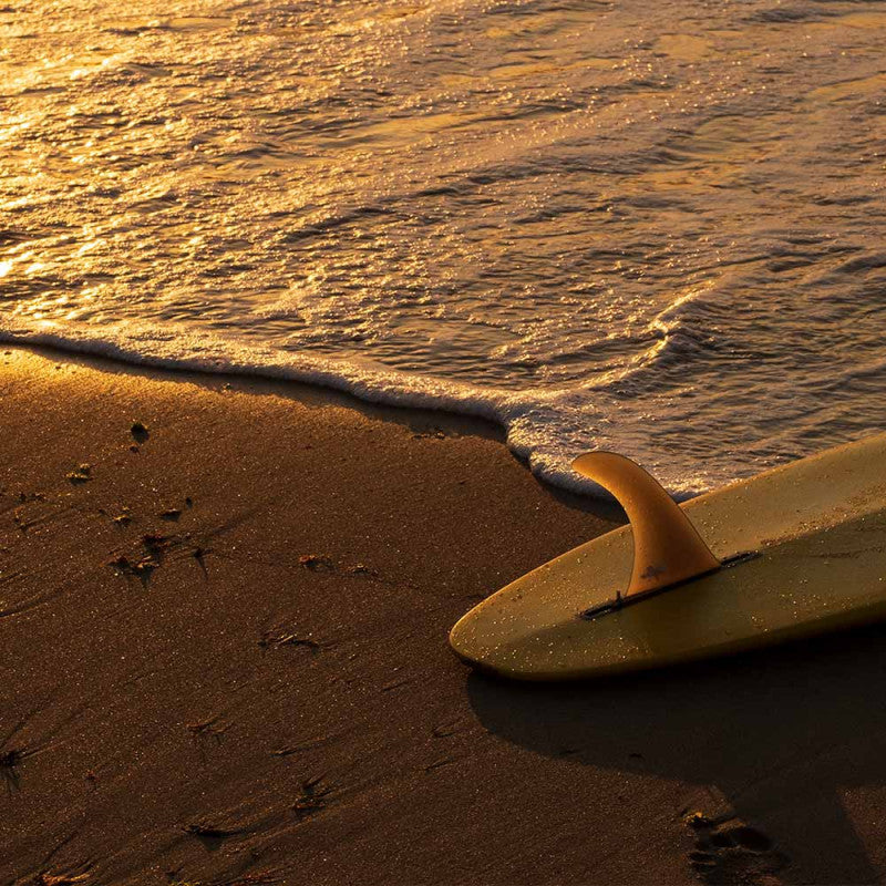 Deflow Cream longboard fin  - grey