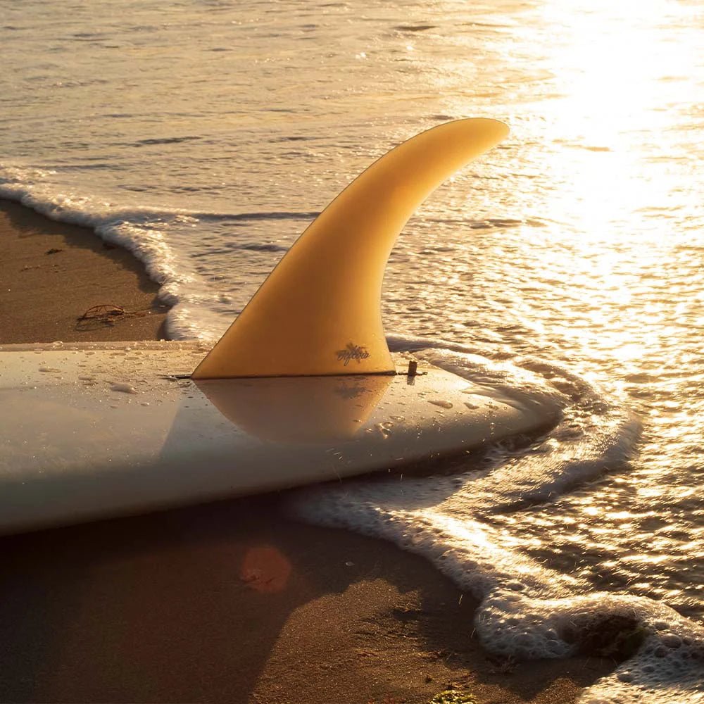 Deflow Cream longboard fin - grey - Deflow Surf