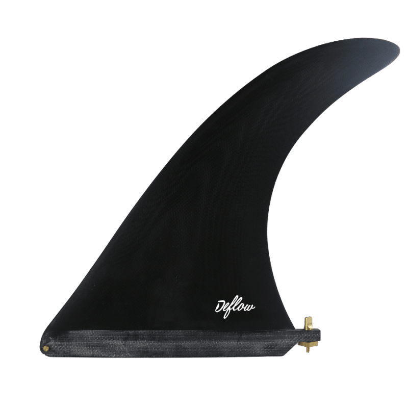Deflow CREAM single fin - black - Deflow Surf