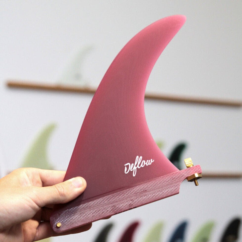 Deflow Mini Cream longboard fin - Deflow Surf