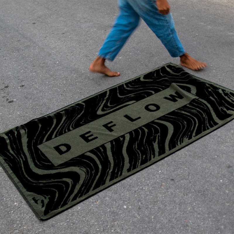 Deflow Beach Towel - Surf Accessory | Big, Versatile Towel