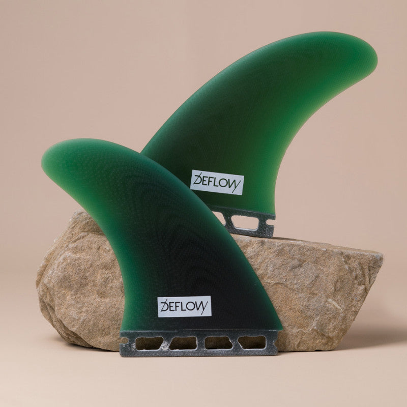 Deflow Arin twin fins -Green - FUT