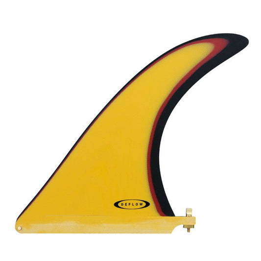 Cream 9.75" longboard fin - Ochre - Deflow Surf