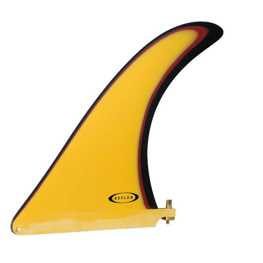Cream 9.75" longboard fin - Ochre - Deflow Surf