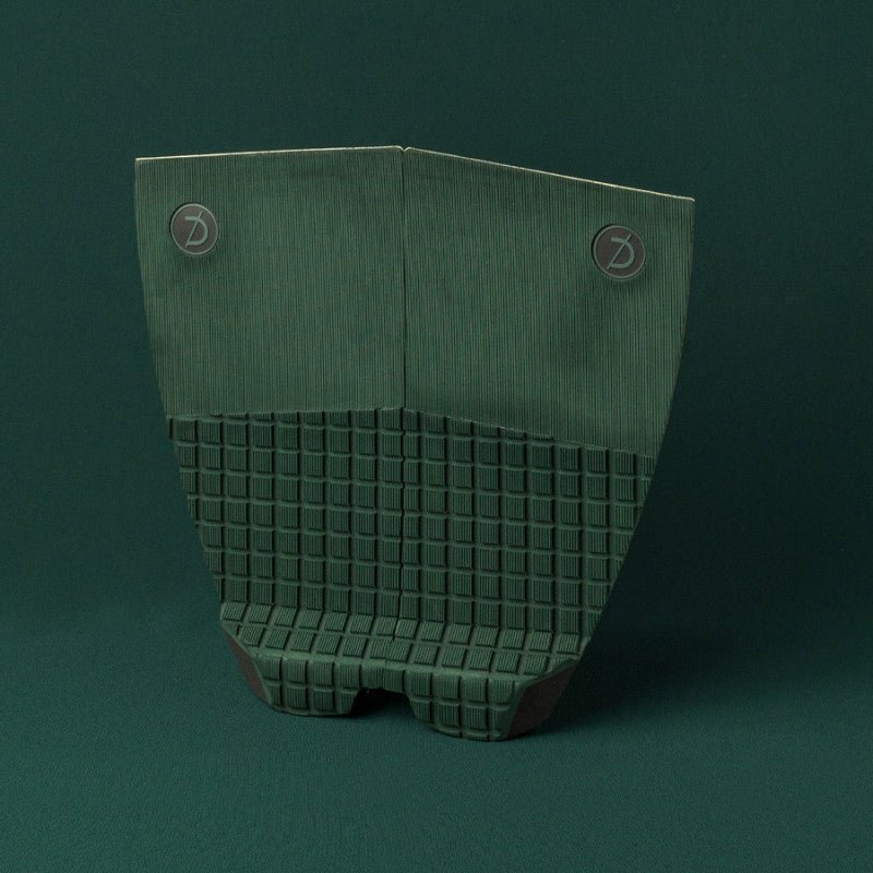 Deflow 2 Piece pad black deck grip for surfing with textured design.