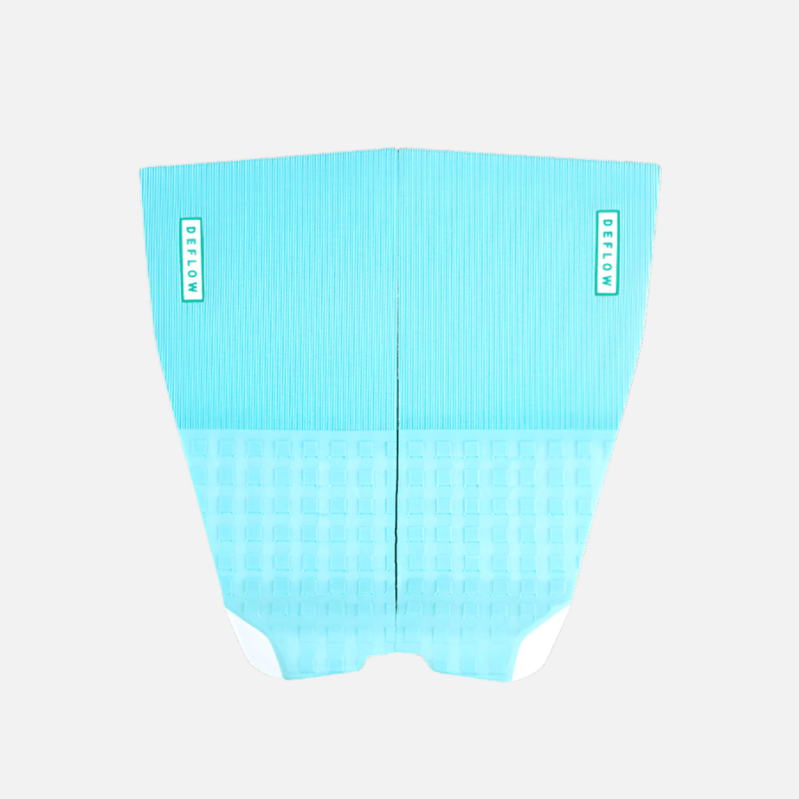 Deflow 2 Piece pad black deck grip for surfing with textured design.