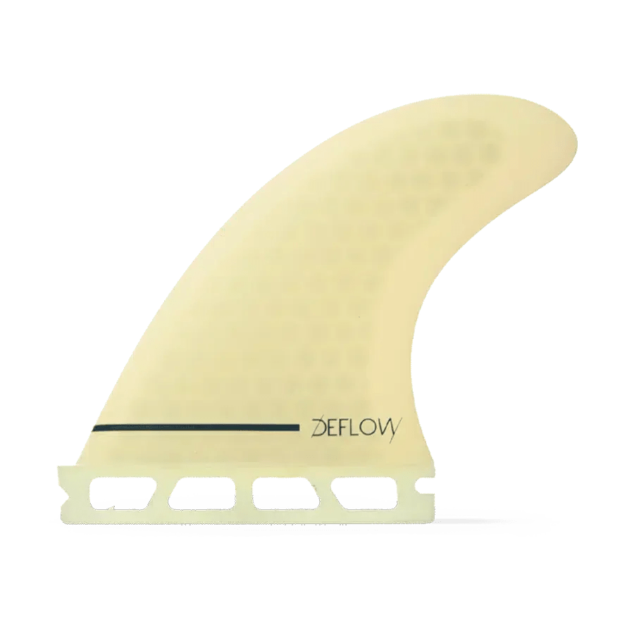 Deflow Bee S - thruster fins - full tab - tan