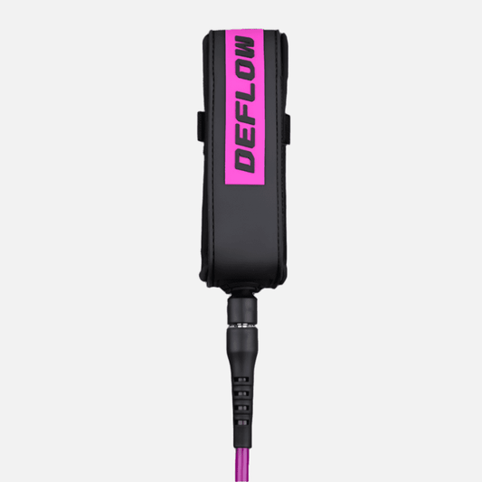Deflow Core Leash - Fuchsia - Deflow Surf
