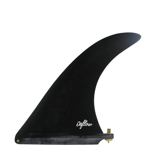 Deflow CREAM single fin - black - Deflow Surf