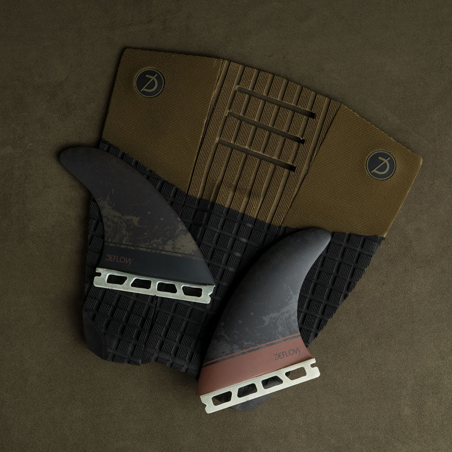 Deflow Supra ochre - Thruster fins - Deflow Surf