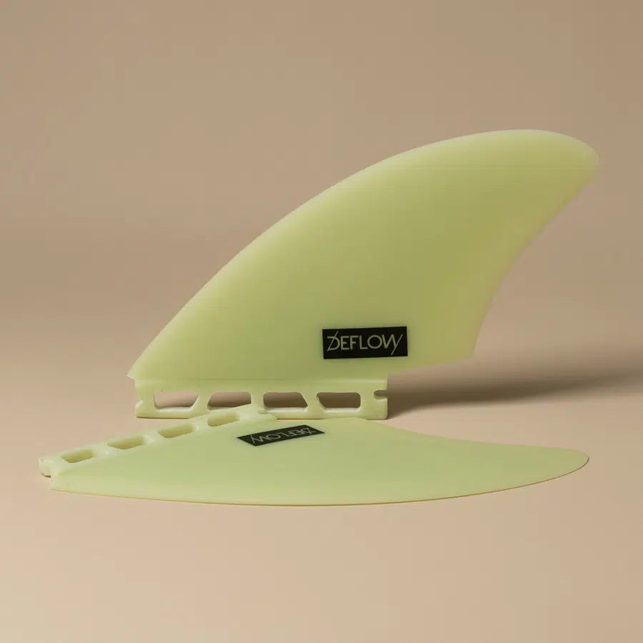 Deflow Keel twin fin -full tab- cream