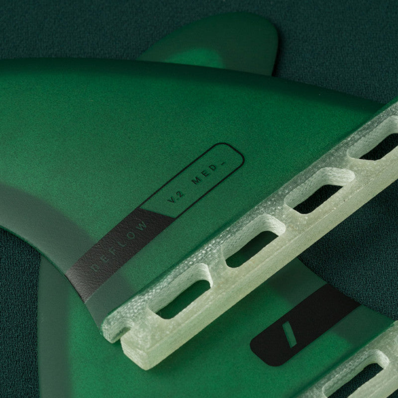 Deflow V.2 M thruster fins -green-FUT